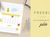 Freebie: Calendario julio