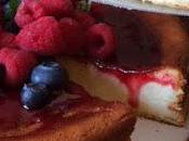 Pastel queso frutos rojos