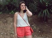Shorts monedas coral