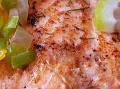 Salmón salsa papaya