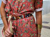 vestido abotonado