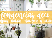 Tendencias DECO: bandejas, columpios maceteros colgantes apuntas'