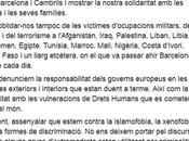 miserable, despreciable, ruin, abyecta, infame, mezquina indigna nota condena atentado Barcelona: Cataluña.