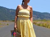 Zara yellow vichy outfit