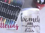 DIY: Bote para caramelos lettering