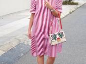 Zara striped shirt dress