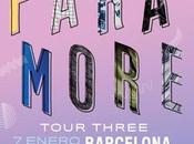 Paramore actuarán enero 2018 Barcelona
