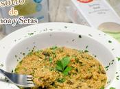 Risotto Quinoa Setas Receta Saludable apta para Vegetarianos Veganos