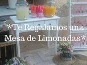 Regalamos Mesa Limonadas