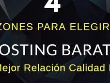 Buscas mejor Hosting barato Razones para elegir