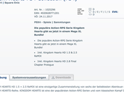 lista Kingdom Hearts Collection para PlayStation