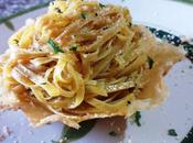 Fettuccini perejil Fettuccine tartufo nero aglio olio