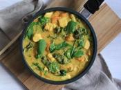 Curry Pollo Calabaza Kale