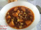 Lentejas calabaza