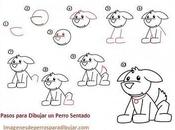Figuras como dibujar perro sentado facil paso