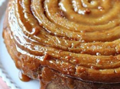 Tarta espiral dulce leche