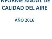 Informe sobre Calidad Aire Castilla-La Mancha durante 2016