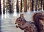 Este artista hace graffitis sobre film transparente bosques resultados geniales