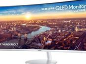 Samsung anuncia monitor curvo QLED pulgadas Thunderbolt