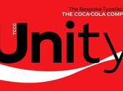 TCCC Unity, reciente modernista tipografía personalizada Coca-Cola