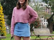 Outfit sencillo chic jersey rosa