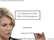 ¿Cómo reaccionó EE.UU. protesta Cuba crear Fuerza Tarea para subversión?