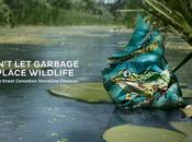 dejes basura reemplace vida salvaje”, campaña gráfica