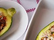 Calabacinos rellenos ensalada