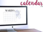 Freebie: Calendario Marzo