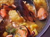 Guiso coliflor mejillones