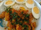 Curry coliflor arroz