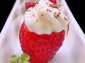 Fresas rellenas Queso