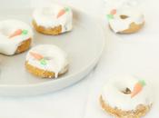 Mini donuts horno tarta zanahoria, ideales para Pascua