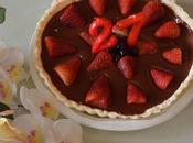 Tartaleta Chocolate Fresas Gluten