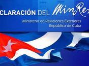 Declaración MINREX ratifica Canadá Cuba país seguro