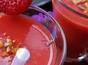 Salmorejo fresas tomate