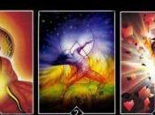 Seleccione tarjeta descubra destino está preparando para usted futuro cercano.