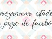 Como programar estados page Facebook