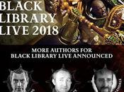 nuevos autores confirmados para Black Library Live 2018