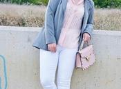 Cómo llevar blazer gris raya diplomática