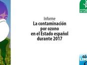 Informe Ecologistas Acción sobre contaminación ozono España durante 2017