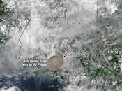 Volcán Fuego (Guatemala): imagen satélite pluma cenizas (03-06-2018)