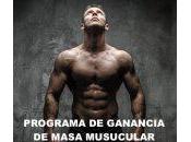Programa nutrición ganancia masa muscular