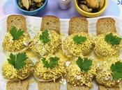 Huevos rellenos mejillones Thermomix