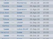 Calendario León torneo apertura 2018 futbol mexicano