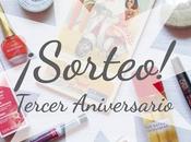 Tercer Aniversario blog Sorteo