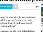 imputado Rafael Ribó desbarra contra Israel embajador.