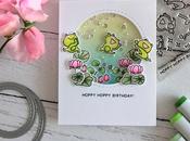 Birthday Shaker Card with Suspended Element