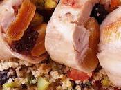 Conejo relleno frutos secos