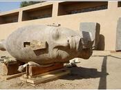 Encuentran cabeza gigante amenhotep